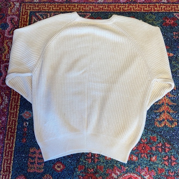 Vintage Cream Sweater LS Ayres & Co. Mens Store XL - Picture 6 of 6